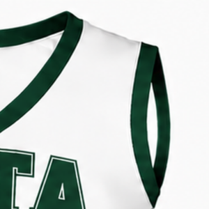 Haut d'uniforme de cheerleading vert foncé sans manches, col en V, pour performance de danse et compétition sportive - Product Image 3