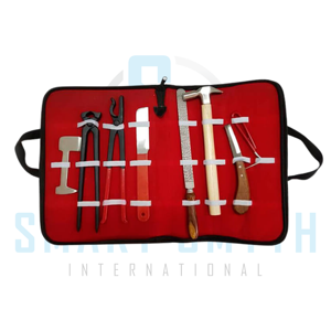 Kit d'outils professionnels pour fermeurs, ensemble de soins des sabots de cheval, kit de ferrage avec outils durables pour la coupe et l'entretien des sabots équins - Product Image 3