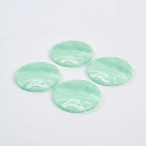 Posavasos de Resina Hechos a Mano con Patrón de Modelo Redondo, Artículo Coleccionable de FAIZA CRAFT, Disponible en Uttar Pradesh - Product Image 4