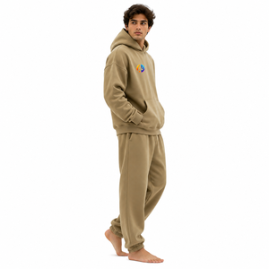 Combinaison en polaire surdimensionnée pour homme, en tissu polaire doux, coupe ample et décontractée, toucher doux et chaleur confortable pour les voyages hivernaux et les occasions décontractées. - Product Image 4