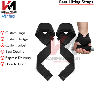 Durable Weightlifting Straps Men Women Gym Wrist Support Deadlift <b>Training</b> Manufacturer - Product Image 2