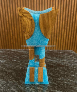 Brûleur d'encens en bois époxy artisanal de qualité supérieure conçu pour les moments religieux parfumés provenant directement de l'Inde - Product Image 3