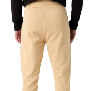Men's Fleece Jogger <b>Trousers</b> Tapered Fit Drawstring <b>Elastic</b> <b>Waist</b> Sweatpants <b>with</b> Side Pockets Contrast Panels for Casual Wear - Product Image 2