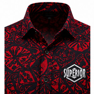 Chemise décontractée à boutons pour homme avec imprimé graphique, matière douce et impression de haute qualité durable, chemise à manches courtes pour homme - Product Image 3