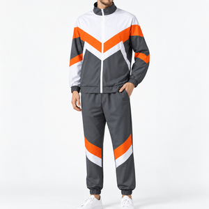 Mens Ripstop Windbreaker Tracksuit Lightweight Nylon Oversized Streetwear Zip Jacket Cargo <b>Pants</b> Custom Logo Wholesale Suppliers - Product Image 6