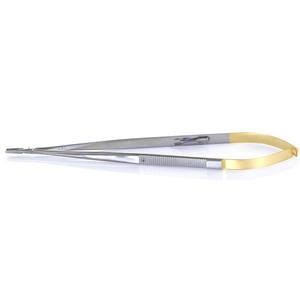 Portaagujas de Microcirugía Jacobson de Acero Inoxidable Reutilizables de Alta Calidad, Instrumentos Manuales para Cirugía Cardíaca para Uso Clínico - Product Image 1