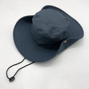 Chapeau de pêcheur à large bord pour la randonnée en plein air, imperméable, respirant, chapeau de pêcheur personnalisé avec cordon - Product Image 1