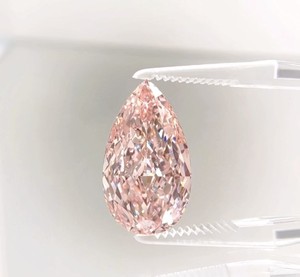 Diamante Rosa Brillante Corte Pera de 5.00 - 5.10 CTS, Claridad VVS2 VS1, Certificado Premium, Diamante Suelto Cultivado en Laboratorio - Product Image 1