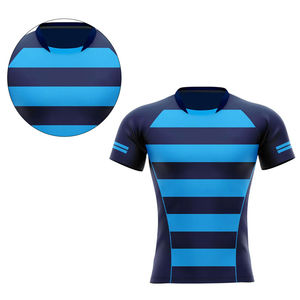 Ventes en gros d'uniformes de rugby de haute qualité à impression numérique, tailles plus grandes, avec des designs personnalisés et des noms d'équipe pour le commerce professionnel B2B - Product Image 1