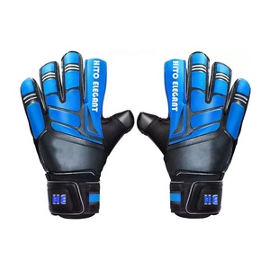 Nouveaux Gants de Gardien de But de Football Professionnels avec Paume Avant en Latex Allemand de 4 mm et Silicone Injecté pour le Dos de la Main - Product Image 3