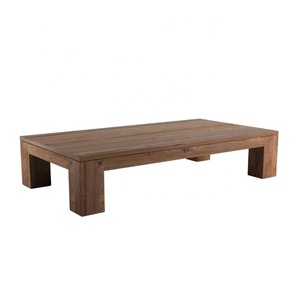 Mesa de Centro Moderna de Madera de Teca de Indonesia, Mesa de Té Minimalista para Sala de Estar Moderna y Minimalista, Muebles para el Hogar - Product Image 4