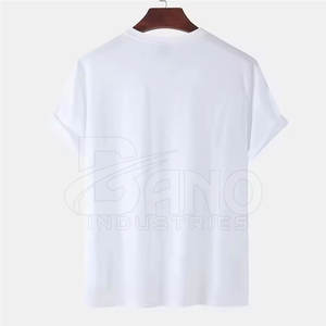 Camiseta de Hombre de Alta Calidad, Transpirable, 100% Algodón, Impresión de Logotipo Personalizado, Cuello Redondo, Corte Regular, Estilo Canvas - Product Image 2