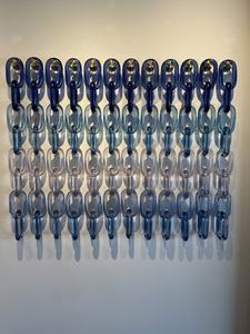 Rideau en chaîne d'acrylique personnalisable, suspension murale en résine, séparateur arc-en-ciel, pour vitrine de magasin, présentoir d'événements et accessoires de scène, vente en gros - Product Image 3