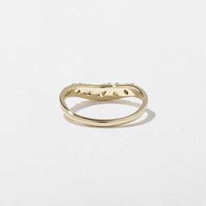 แหวนเพชรแบบซ้อนได้ รูปทรงโค้งหลากหลาย ผลิตในห้องปฏิบัติการ ทองคำแท้ 14K 18K ดีไซน์เรียบหรู สำหรับใช้ในชีวิตประจำวัน หรือเป็นแหวนแต่งงาน ขายส่ง - Product Image 3