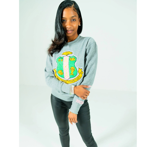 Sudadera Unisex Rosa con Escudo Bordado, Cuello Redondo, Manga Larga, Informal, de Forro Polar, Suave y Cómoda, Estilo Urbano - Product Image 2