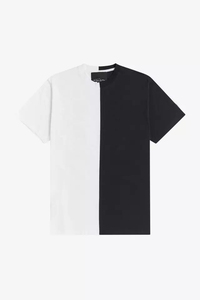 เสื้อยืดผู้ชายพิมพ์ลายตามสั่ง สีทูโทน ดำ/ขาว ผ้าฝ้ายถัก 100% เป็นมิตรกับสิ่งแวดล้อม ระบายอากาศได้ดี กันยับ ทรงปกติ - Product Image 5