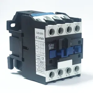 Cjx2 2510 điện bạc điểm tiếp xúc 25 amp AC contactor 240V 380V 3 cực 3 giai đoạn không có NC concattore