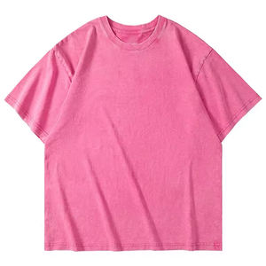 เสื้อยืดลายกรดแบบย้อมสีพร้อมดีไซน์สั่งทำพิเศษ ผ้าฝ้าย 100% ทรงโอเวอร์ไซส์ เสื้อผ้าสตรีทแฟชั่นผู้ชาย ผู้จำหน่ายเสื้อยืด - Product Image 2