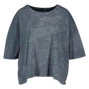 Camiseta Informal Premium para Mujer, Lavado Ácido, Tela Ligera, Camiseta Moderna para Uso Diario - Product Image 4