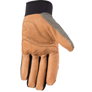 Gants de travail professionnels en cuir de vachette de bonne qualité, résistants à la chaleur, pour le jardinage, la menuiserie et la sécurité. - Product Image 2