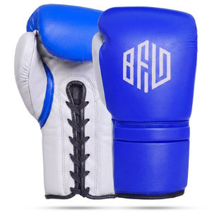 Gants de boxe professionnels pour l'entraînement au sparring, en cuir véritable, à lacets, pour Muay Thai, Kickboxing, MMA, Sanda, respirants, 8 oz - Product Image 1