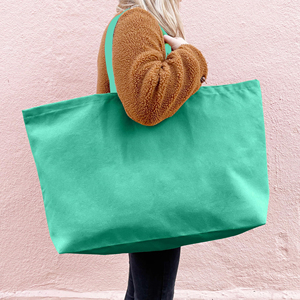 2026 Top Simple Design Lightweight 100% Cotton Custom Solid Colors And Pattern <b>Shoulder</b> Handle Shopping <b>Large</b> Tote <b>Bags</b> - Product Image 6