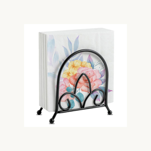 Porte-serviettes en métal décoratif, design élégant, nouveau modèle personnalisé, nouvelle arrivée, accessoire de table à manger haut de gamme - Product Image 5