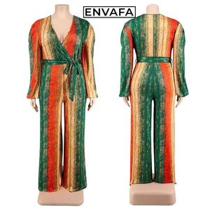 Custom Dress African Dress Women <b>Jumpsuit</b> Printing Wide Leg <b>Jumpsuit</b> <b>Long</b> <b>Sleeve</b> Fashion Casual Plus Size <b>Jumpsuit</b> - Product Image 6