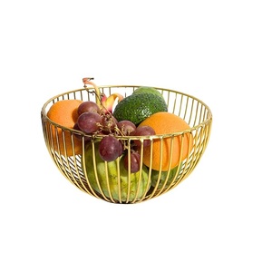Premium Kitchen Organizer Metal Fruit Basket For Fruits <b>Vegetables</b> <b>Storage</b> And Home Dining Table Use - Product Image 1