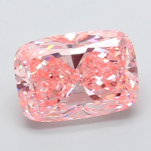 Diamante rosa de corte cojín cultivado en laboratorio, piedra suelta para la fabricación de joyas - Product Image 1