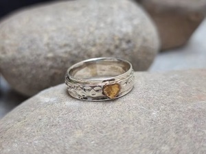 925 Sterling Silver <b>Spinner</b> <b>Ring</b> Handmade Boho Wide Band Fidget <b>Ring</b> for Women Wedding Jewelry - Product Image 5
