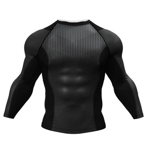 Camiseta de Manga Larga para Hombre, Totalmente Estampada, Muay Thai, Personalizada OEM, Poliéster y Elastano, Tela Premium de Alto Rendimiento - Product Image 5
