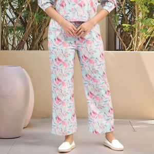 Robe décontractée vintage pour femmes, taille basse, coupe droite, printemps-été, motif floral bohème, dentelle respirante, écologique, 100% polyester - Product Image 1