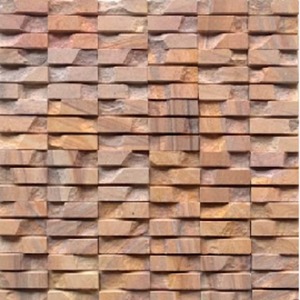 Mosaïque élégante en pierre naturelle pour salon, salle à manger, école, maison et espaces commerciaux - Écologique et résistante à l'eau - Product Image 1