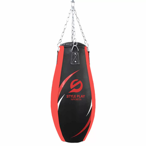 Sac de frappe en cuir PU PVC de haute qualité, personnalisable avec logo, pour entraînement de boxe, rempli de sable – Vente chaude - Product Image 4