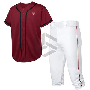 Wholesale Customized High Quality <b>Baseball</b> Uniform Sports Wear Wholesale High Quality Polyester <b>Baseball</b> Uniform OEM Serviced - Product Image 1