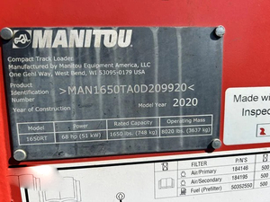 Chargeuse sur chenilles compacte 1650RT 2020 avec cabine fermée, machine de construction haute performance - Product Image 4