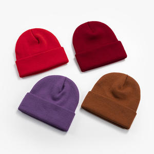 Bonnet en tricot personnalisé, couvre-chef d'hiver haut de gamme, étiquette privée, broderie, fabricant OEM ODM - Product Image 2