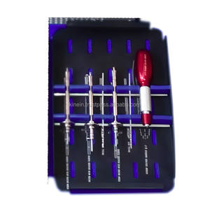 CMF INSTRUMENT SET <b>MANDIBLE</b> MAXILLOFACIAL CRANIAL FIXATION CANIOTOMY NEUROSURGERY ORTHOPEDIC MINI PLATE SURGERY SKULL IMF KIT - Product Image 3