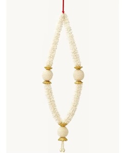 Guirnalda de jazmín artificial artesanal Mogra Haar para decoración de ídolos religiosos, venta al por mayor, templo, pooja, boda, festividades, mala floral - Product Image 5