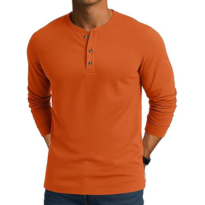 Chemise en coton 100% de haute qualité, confortable, à manches longues, t-shirt personnalisé, différentes couleurs, t-shirt décontracté - Product Image 3