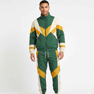 Custom Plain Nylon Tracksuit <b>Jacket</b> Wholesale Windbreaker Tracksuit for <b>Men</b> Sweatsuit Manufacturer Embroidery Zip up Jogger - Product Image 6