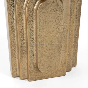 Jarrón de Flores Decorativo de Lujo, Hecho a Mano, de Hierro Cromado, Ecológico, para Interiores Residenciales de Alta Gama, Exportador - Product Image 6