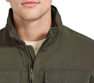 Veste de travail en toile respirante pour homme avec fermeture éclair, vente en gros, mode hiver, service OEM, offre spéciale - Product Image 5