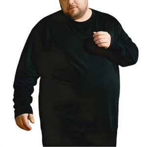 Camiseta de Algodón Oversize Unisex con Cuello Mock, Estampado Gráfico por Sublimación Personalizado, Lavado Ácido, Transpirable y de Secado Rápido, Tallas Grandes - Product Image 1