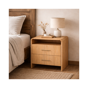 Colección RIVEO RANGE, Muebles de Dormitorio Contemporáneos, Mesa de Noche de Madera Ecológica y Duradera, Éxito de Ventas - Product Image 1
