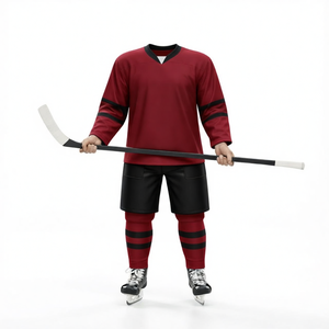 Maillot de hockey sur glace haute performance, tenue d'équipe personnalisée, polyester respirant, sublimé, écologique, grande taille, équipement d'entraînement - Product Image 2