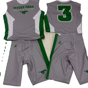 Maillots de basket sans manches pour hommes, grande taille, respirants, de haute qualité, avec broderie et impression numérique, pour l'été et le sport - Product Image 1