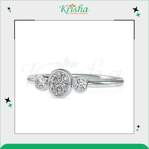 Nouveauté : Meilleures ventes de bagues de fiançailles en diamant blanc naturel et cultivé en laboratoire, couleur DEF, clarté VVS/VS, provenant d'un vendeur indien. - Product Image 6