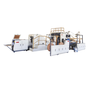 Máquina automática para fabricar bolsas de papel kraft con diseño de base cuadrada a bajo precio - Product Image 1